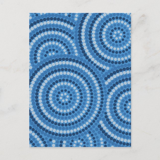 Aboriginal Dot Painting Postcard (Front)