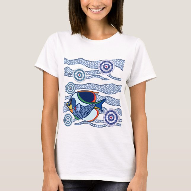 Aboriginal Fish-02 T-Shirt (Front)