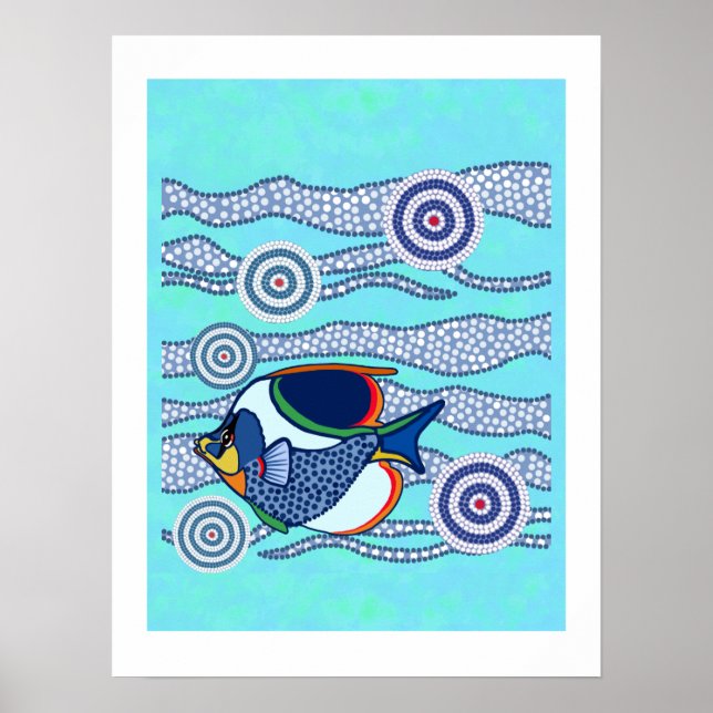 Aboriginal Fish Poster 2 (Front)