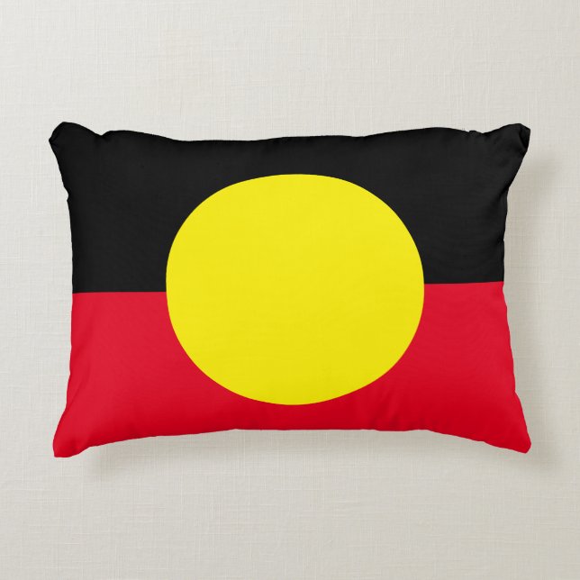 Aboriginal flag cushion (Front)