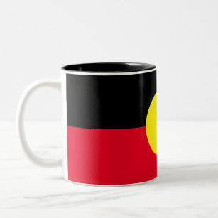 Aboriginal flag mug