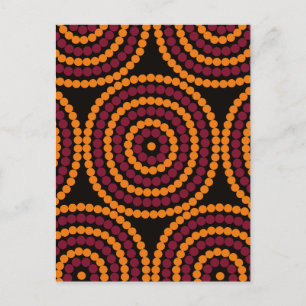 Aboriginal Life cycle Postcard