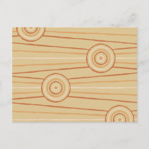 Aboriginal line and circle painting postcard