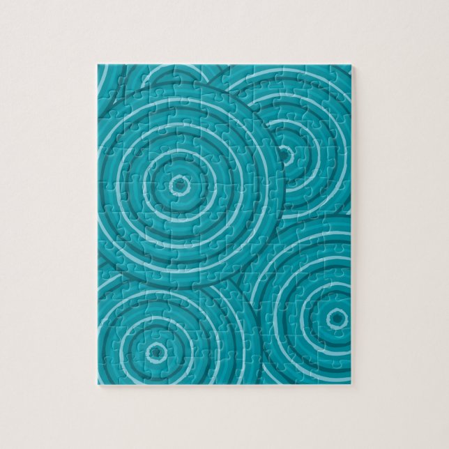 Aboriginal line painting jigsaw puzzle (Vertical)