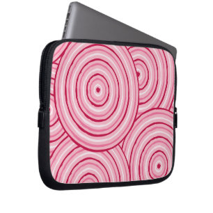 Aboriginal line painting laptop sleeve