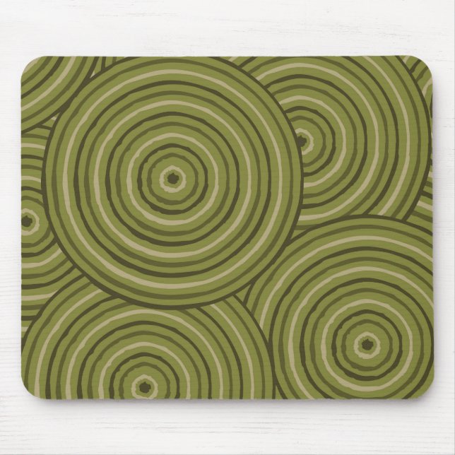 Aboriginal line painting mouse pad (Front)
