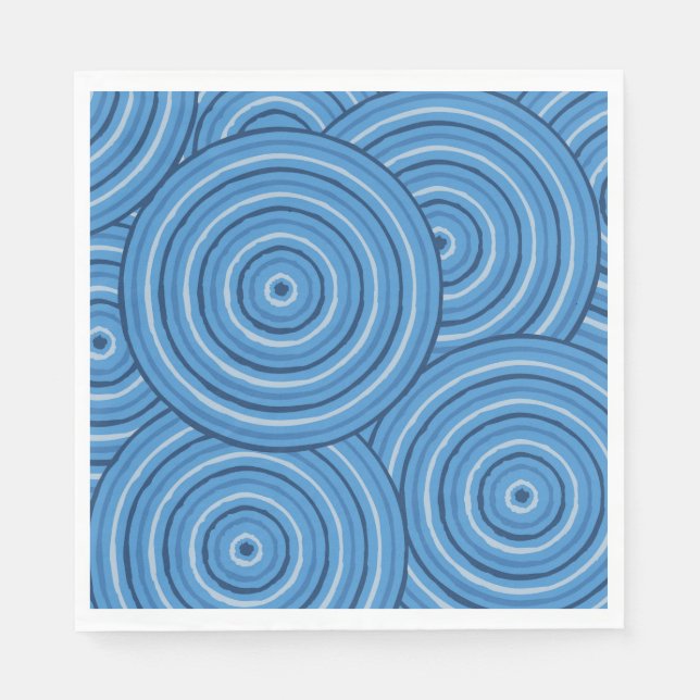 Aboriginal line painting napkin (Front)