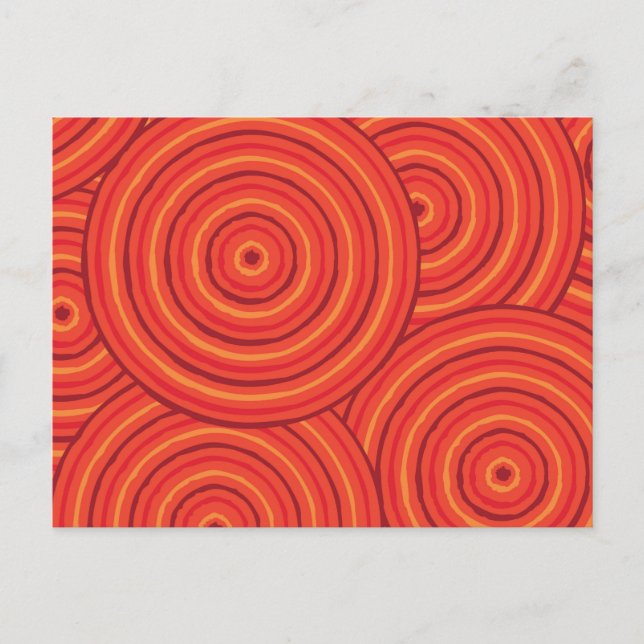 Aboriginal line painting postcard (Front)