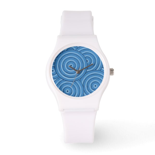 Aboriginal line painting watch (Front)