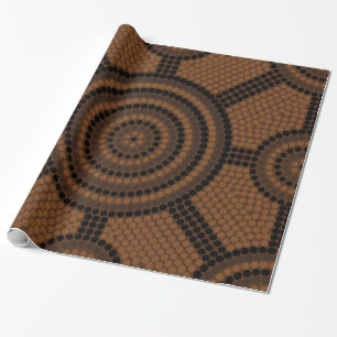 Aboriginal Meetingplace Soil Wrapping Paper