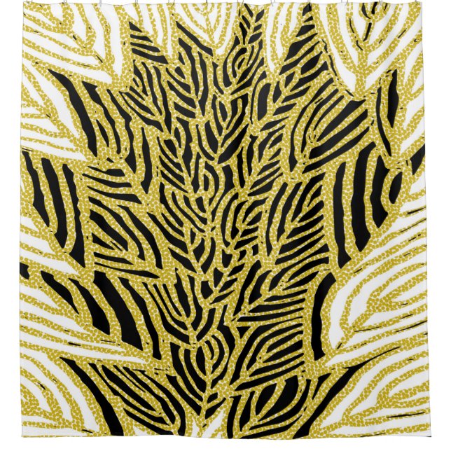 Aboriginal Pattern-14 Shower Curtain (Front)