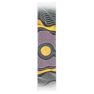 Aboriginal Pattern Table Runner