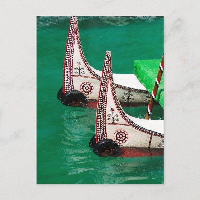 Aboriginal People's Canoe Postcard (Front)