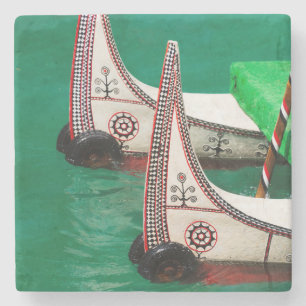 Aboriginal People's Canoe Stone Coaster
