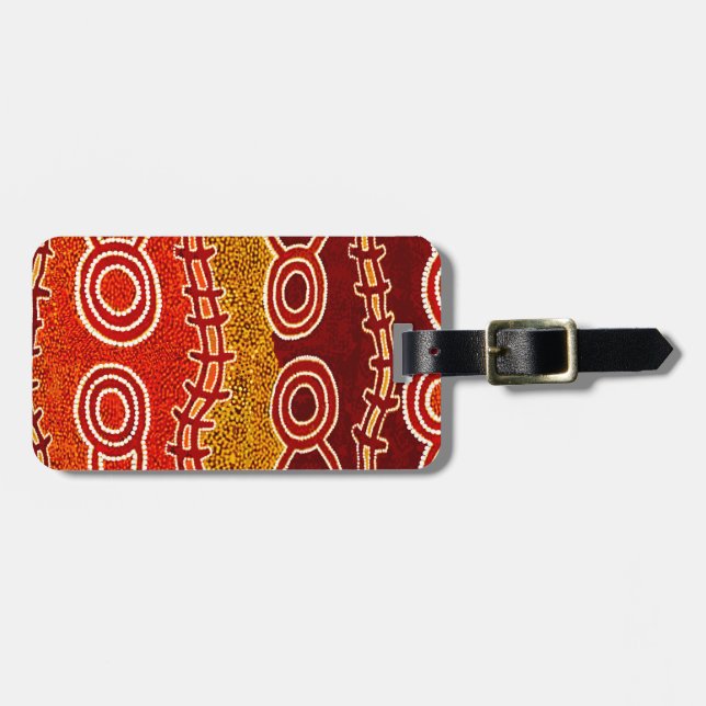 Aboriginal Serpents . Luggage Tag (Front Horizontal)