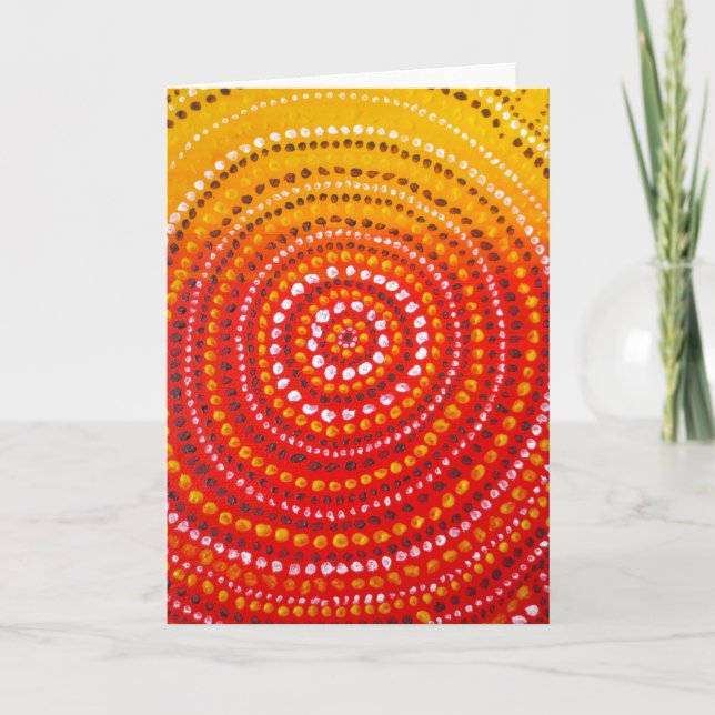 Aboriginal style greeting card (Front)