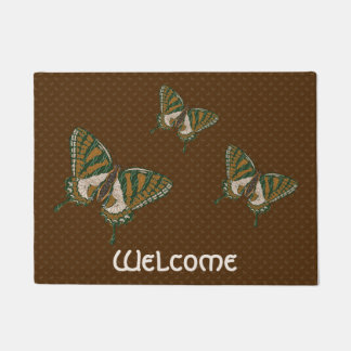 Aboriginal Swallowtail Doormat