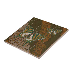 Aboriginal Swallowtail Tile