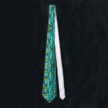 Aboriginal Tie The Journey Blue<br><div class="desc">This tie is in the same design and colour as the Wedding invitation,  RSVP,  Envelope,  and Thank You Card. A great gift for the groomsmen or the groom on that special day. Would also make a great gift for the father of the bride and groom,  and wedding guests.</div>