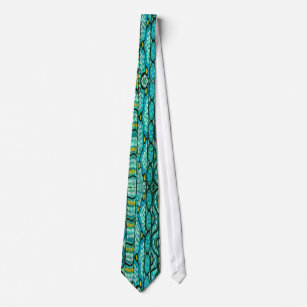 Aboriginal Tie The Journey Blue