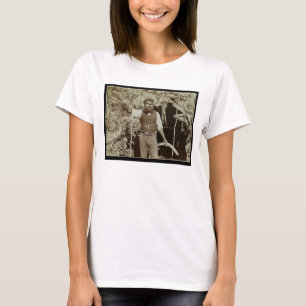 Aborigine with a Boomerang, c.1860s (sepia photo) T-Shirt