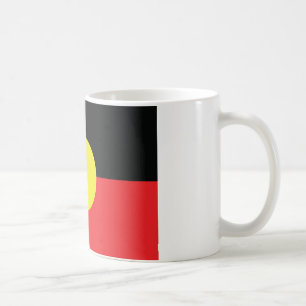 aborigini australia flag coffee mug