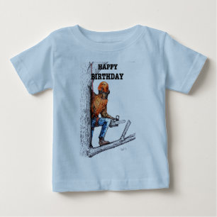 Aborist Tree surgeon Birthday present gift. Baby T-Shirt