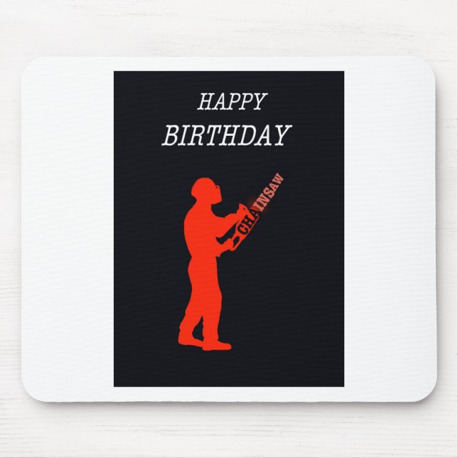 Aborist Tree surgeon Birthday present gift. Mouse Pad (Front)