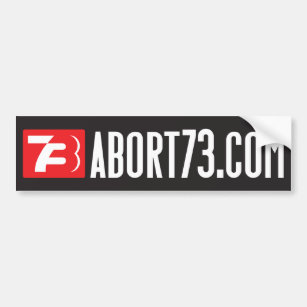 Abort73.com (Web Banner) Bumper Sticker