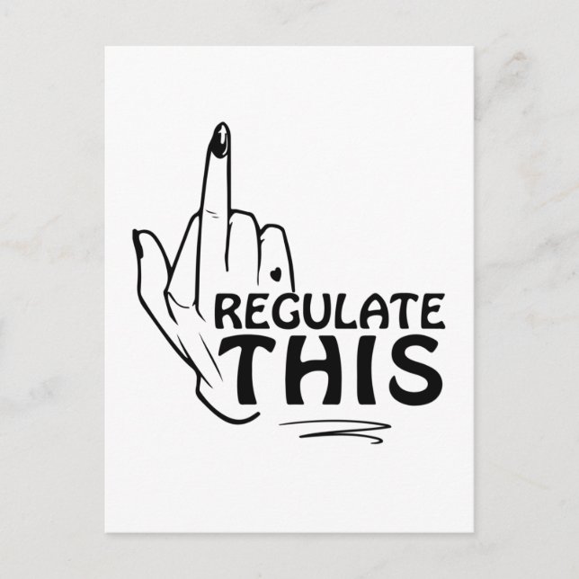 Abortion Is Healthcare, Abortion Rights Postcard (Front)