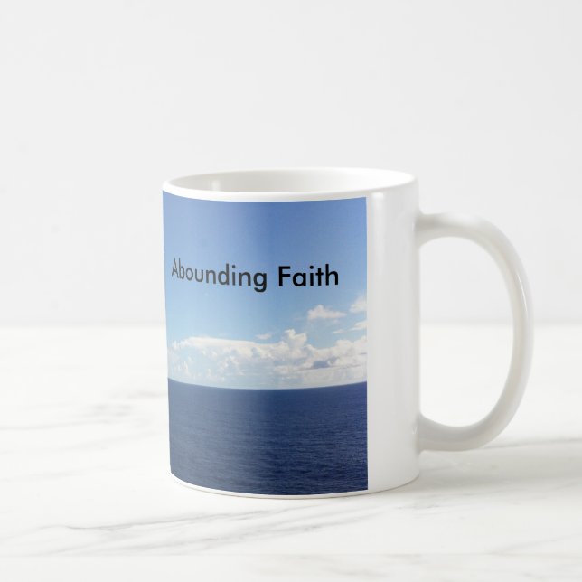 Abounding Faith Mug Ocean (Right)