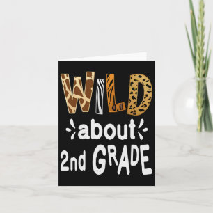 About 2nd Grade Welcome Back To School First Day O Card