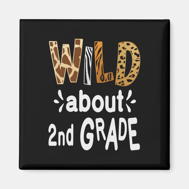 About 2nd Grade Welcome Back To School First Day O Magnet (Front)