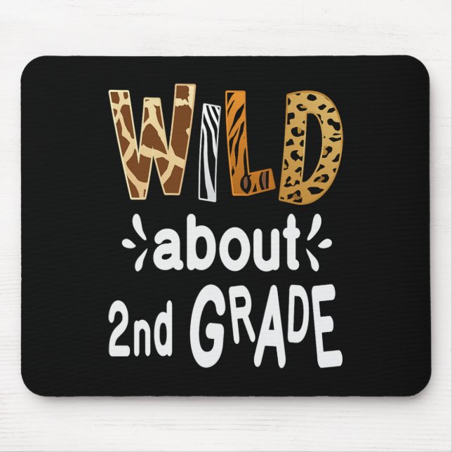 About 2nd Grade Welcome Back To School First Day O Mouse Pad (Front)