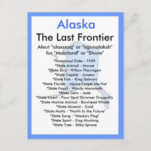 About Alaska Postcard