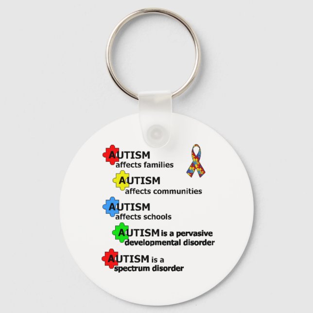 ABOUT AUTISM KEY RING (Front)