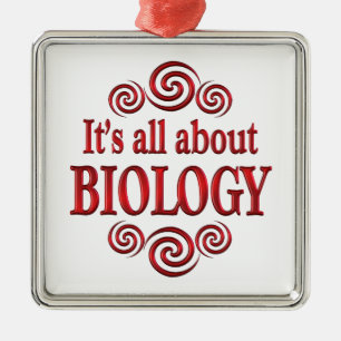 About Biology Metal Tree Decoration