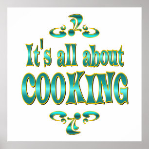 ABOUT COOKING POSTER