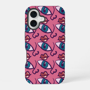 About Face - Eyes Nose Mouth Lips Face iPhone 16 Case