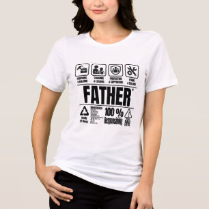 About Father - Father's Day Tri-Blend Shirt