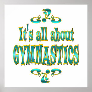 ABOUT GYMNASTICS POSTER
