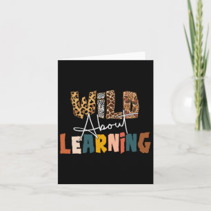 About Learning Teacher Back To School Teaching 1 Card