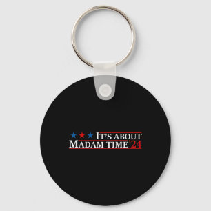 About Madam Time Harris 2024 Kamala Childless Cat Key Ring