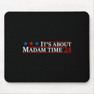 About Madam Time Harris 2024 Kamala Childless Cat Mouse Pad