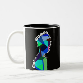 About men and women Two-Tone coffee mug