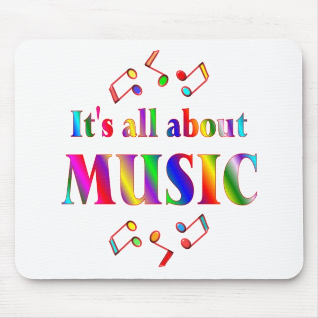 About Music Mouse Pad (Front)