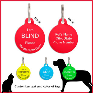 I am deaf dog tag best sale