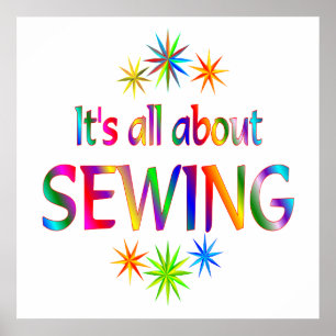 About Sewing Poster