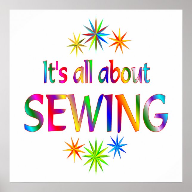About Sewing Poster (Front)
