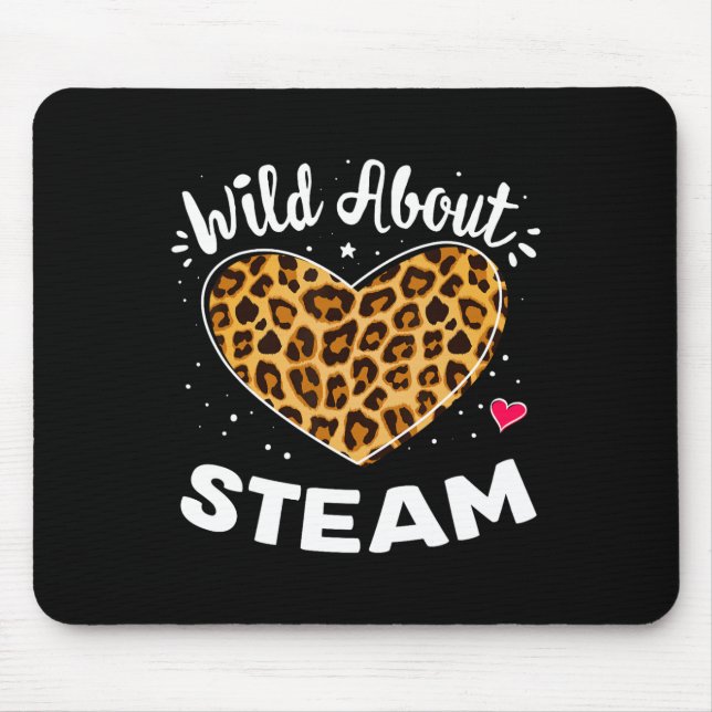 About Steam Leopard Squad Stem Back To School Day  Mouse Pad (Front)